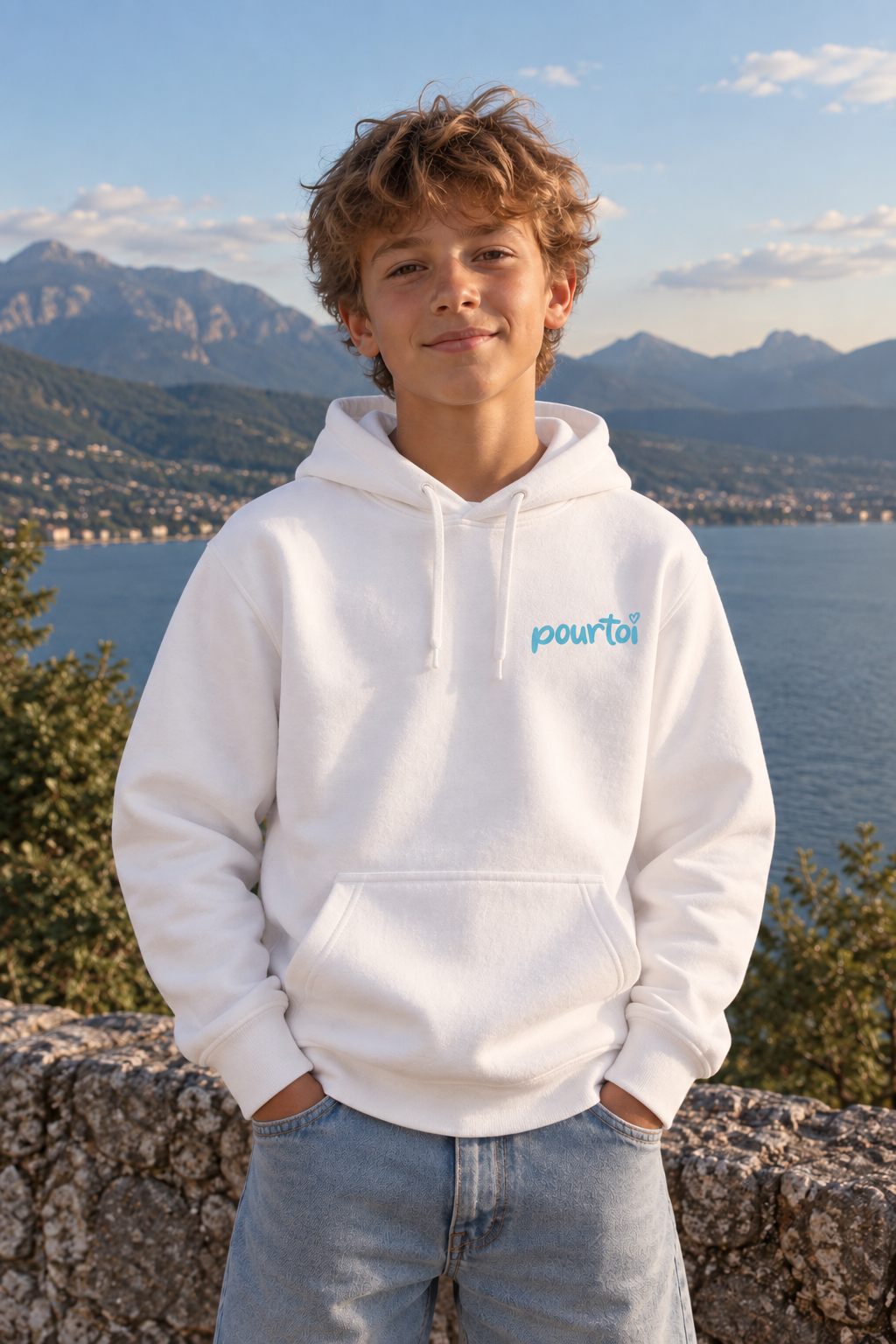 Sweat enfant History Pourtoi, cadeau personnalisé dessiné à la main